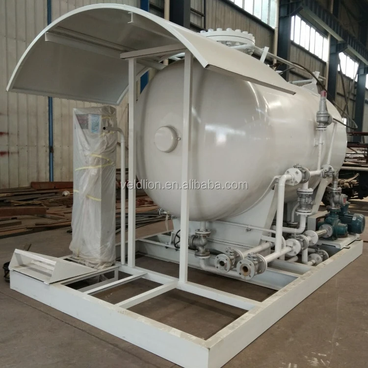 
5 tons 12m3 Skid LPG cooking gas filling station LPG filling plant 