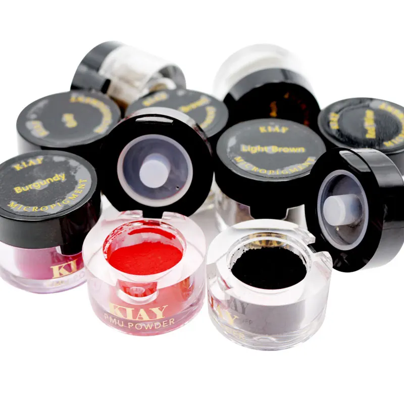 Newest Kiay Eyebrow Lip Colors Powder Professional Permanent Makeup Tattoo Powder Supply