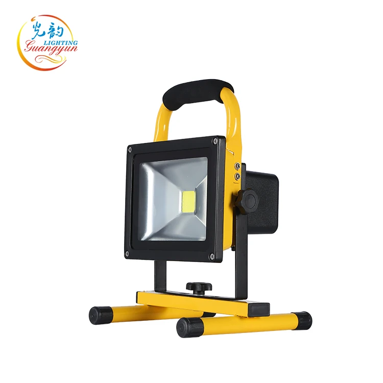High quality outdoor multi color 12 volt 20w led flood light rechargeable led light