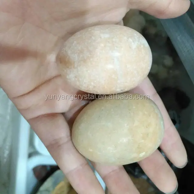 Natural white jade stone eggs wholesale price crystal stone eggs