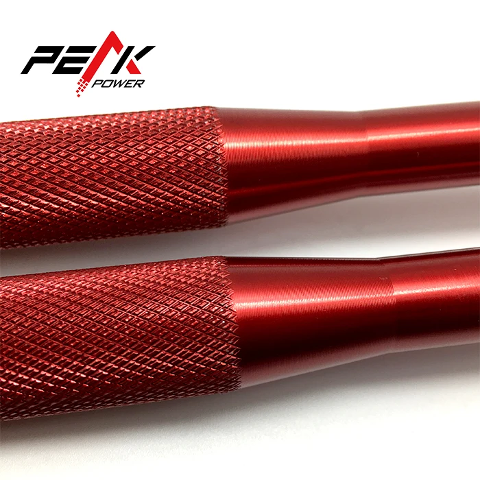 Цветная и логотип на заказ, регулируемая алюминиевая ручка с нейлоновым покрытием, перекрестная веревка для прыжков