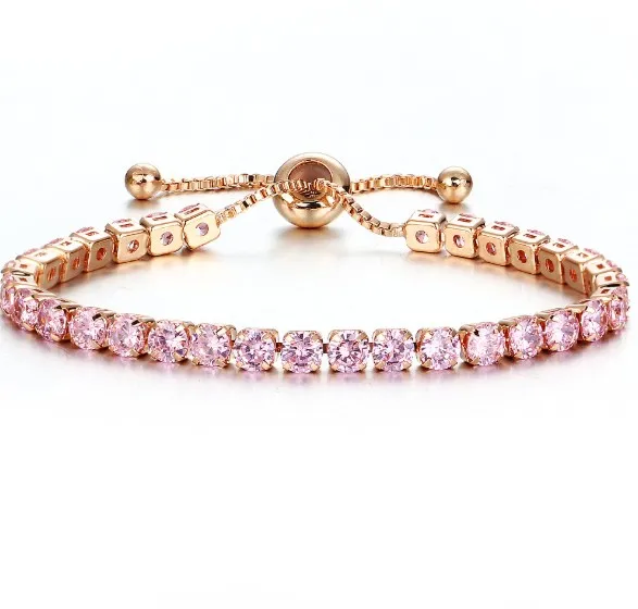 Brazilian gold jewelry bracelets link chain bracelet stretch crystal bracelet