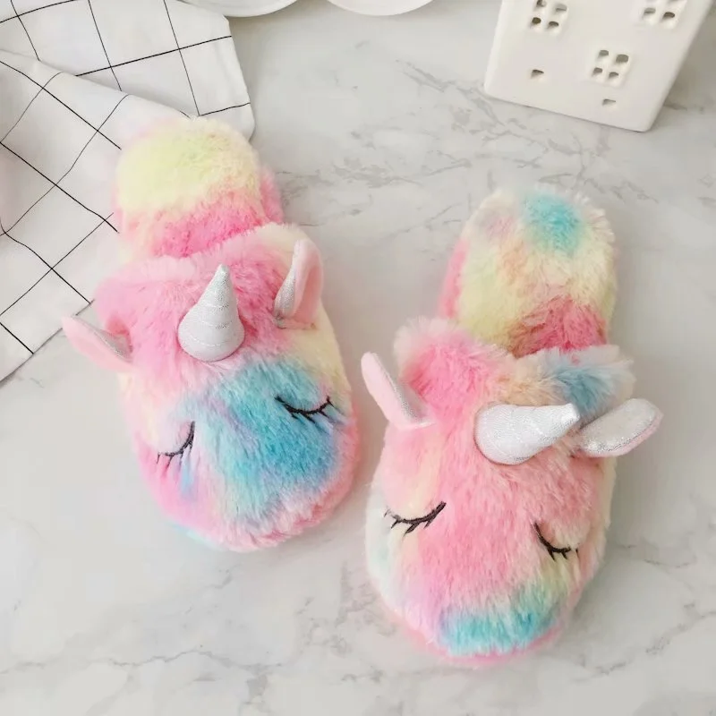 
Latest Arrival Girls Unicorn Slippers Unicorn Eye Patch Set 