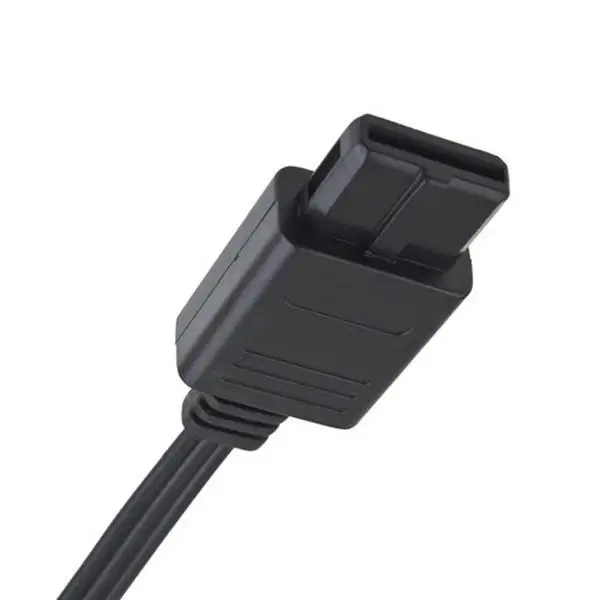  Бесплатная доставка 1 8 м 6 футов AV TV 3 RCA видеокабель для игрового кубика/для SNES GameCube Nintendo N64 64 N NGC N64AV