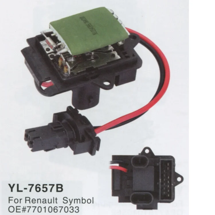 7701067033 Heater Blower Resistor For RENAULT SYMBOL Blower Fan Regulator Resistor