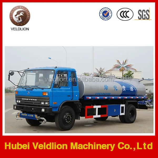 Dongfeng 140/153 10000 liter water tank truck, water tanker
