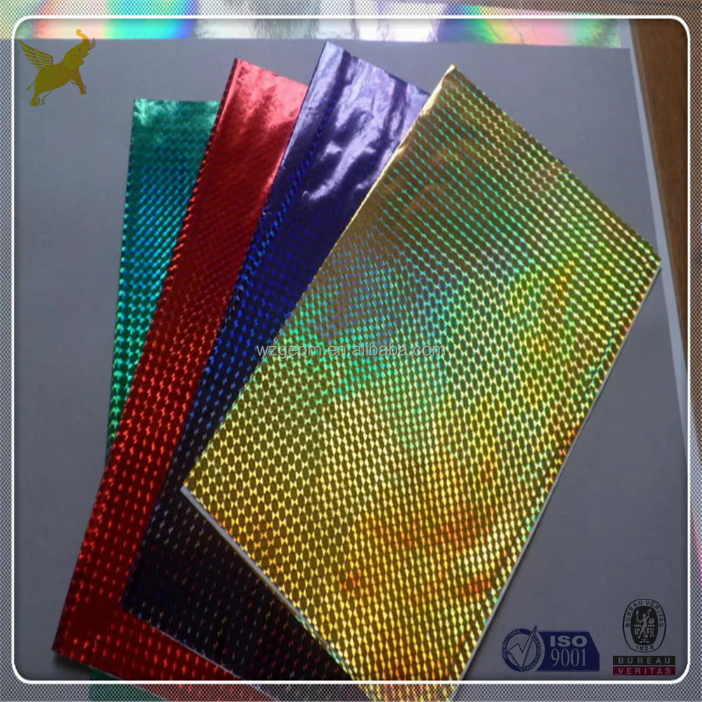 hot sale Manufacturer Hologram metallized paper/paperboard( FBB/SBS)