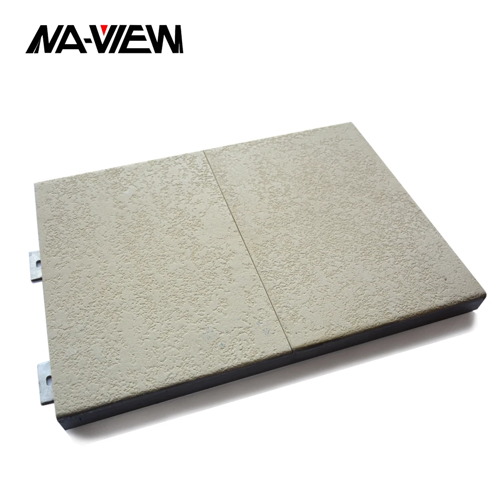 Алюминиевые фасадные панели с сотовой структурой и каменной облицовкой