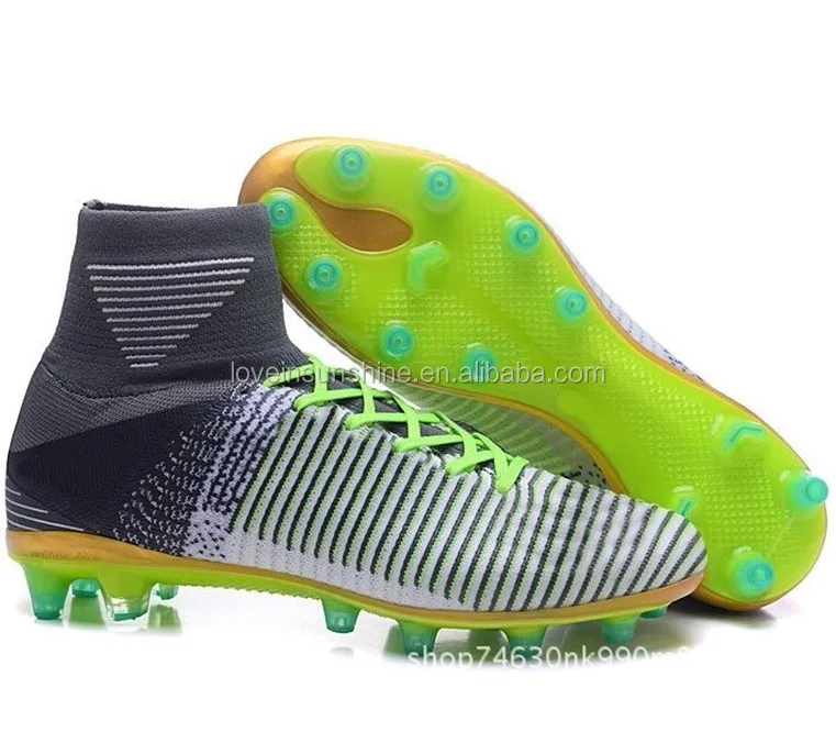 
inside and outside Hot Sale newest football cleats custom soccer boots fashion brand soccer Shoes 2018 and 2019 