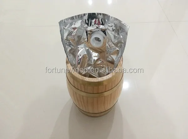 barrel bag in box wine wood barrel