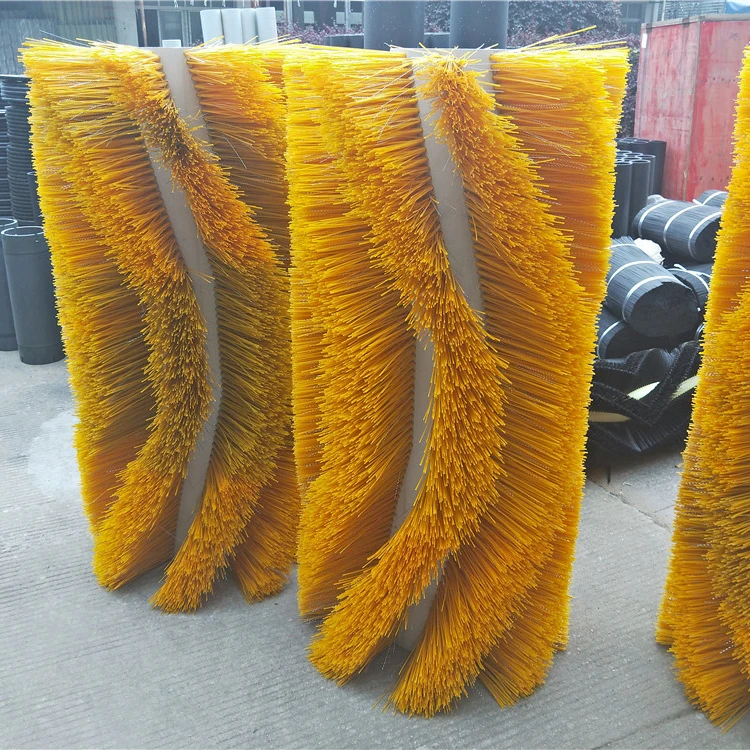 Kacher City Sweeper spare parts 53inch PP mixed Steel wire/PPL  cylindrical  brushes