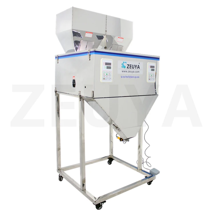 10-5000G 2 Stations Vibration Partical and Powder Quantity Weighting and Filling Machine