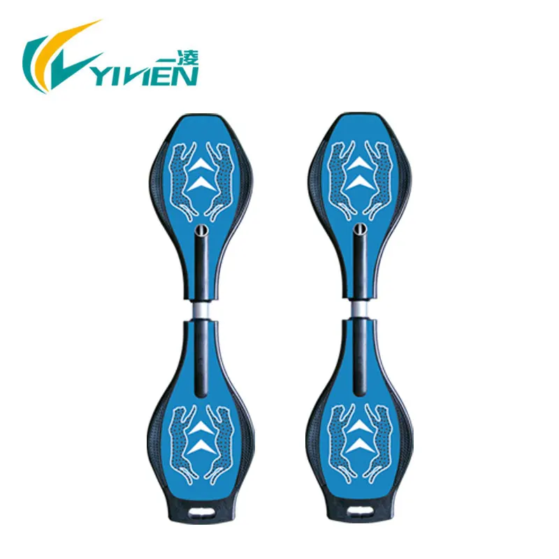 High quality fresh ABS wave skateboard with LED WHEEL