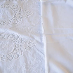 HLPC351 Water Chemical Embroidery Lace Fabric Cotton Border Embroidery Fabric