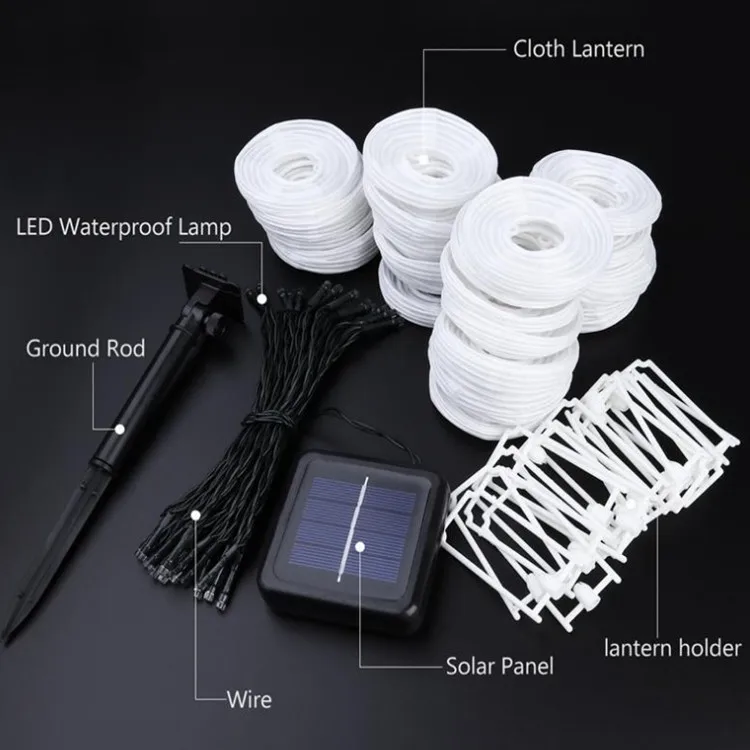 10 LED multi-color Solar Lantern String Light Hanging String Lights for Outdoor Garden Yard Lamp Christmas Decoration