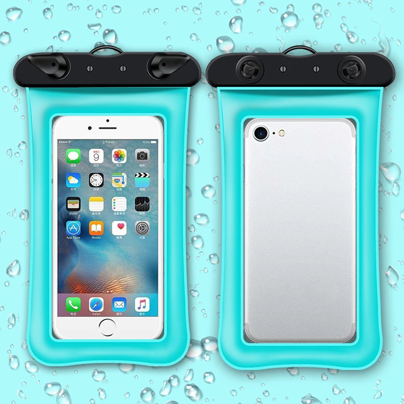 
Universal Waterproof Case double airbags waterproof pouch bag airbag Cell Phone Water proof dry bag for smart phone 