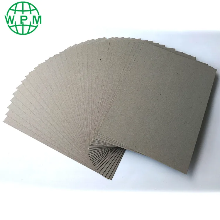 Hot sale high grade anti-curl book binding grey chip board