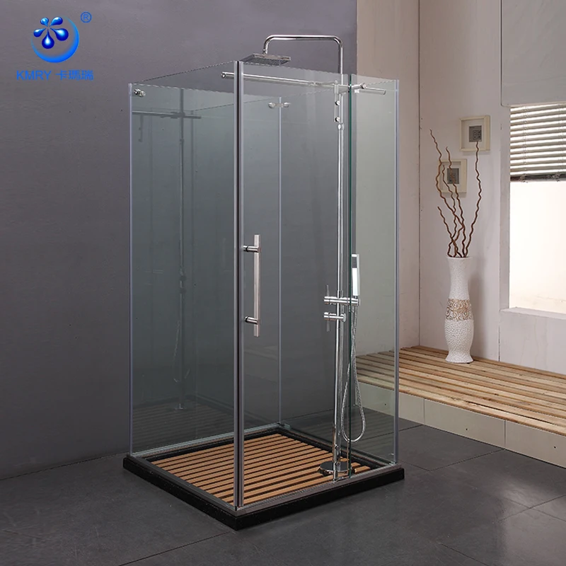 KMRYY Square 4 Panels Glass Rectangle Hinged Pivot Opening Complete Bathroom Shower Room Cabin (KK8010)