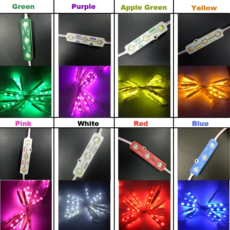 High Brightness Backlight DC12V cool white Xxx Video 5730 Led Module 3LEDs