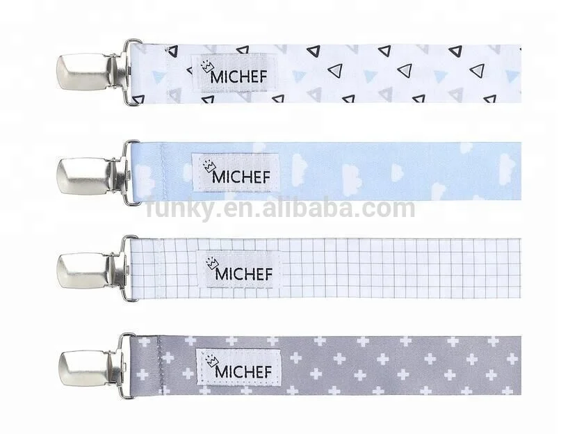 
Best Selling Unisex Baby Product Wholesale Pacifier Clip 4 Pack 