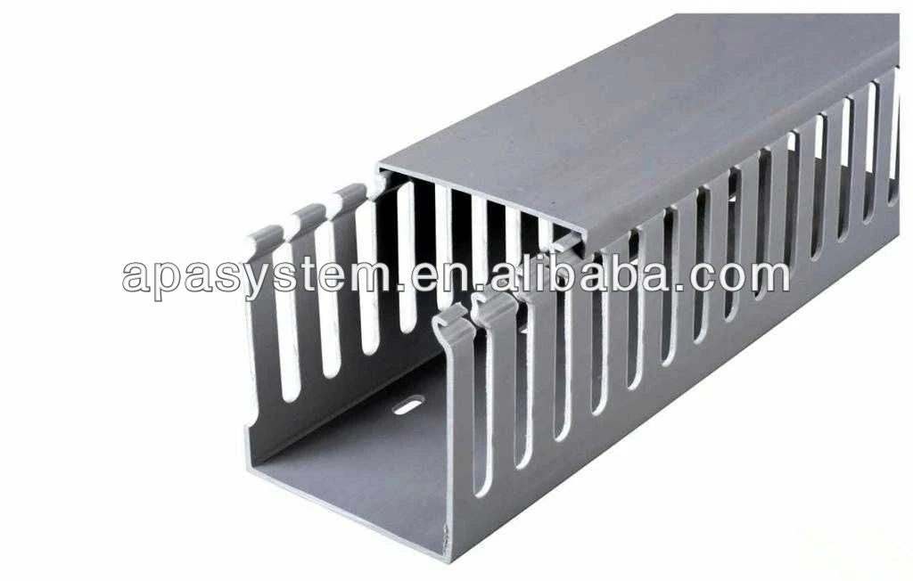
Non-flammable PVC/plastic cable trunking 