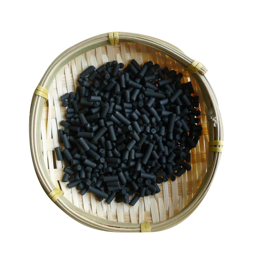 Purification application 4MM wood based bamboo activated carbon pellets