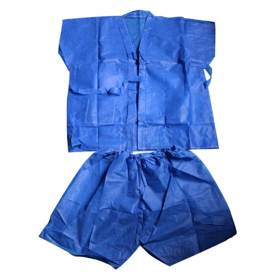 Disposable patient gowns hospital surgical pajamas nonwoven medical robe