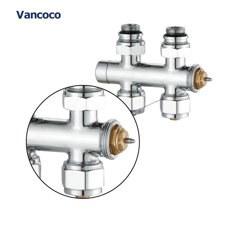 Vancoco IV126 thermostatic trv radiator H valve brass for radiator