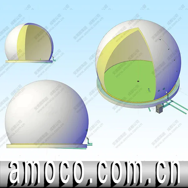 Methane Gasholder, Biogas Plant Biogas System For Fuel Management Systems