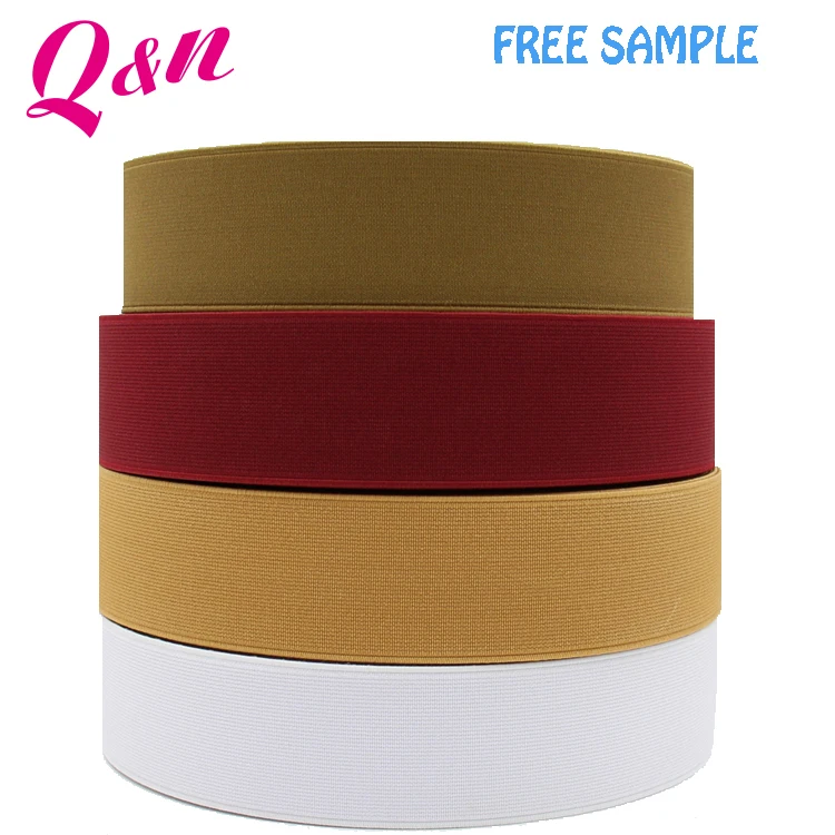 garment accessories colored thick woven elastic tape ribbon
