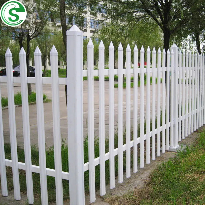 Pvc plastic lawn edging fence short fence