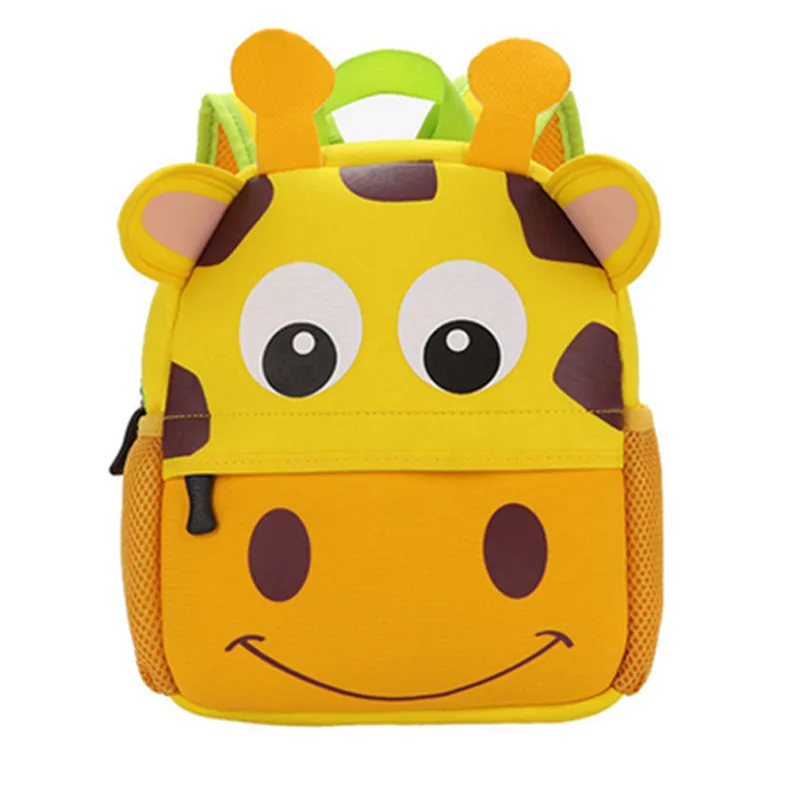 
New Cute Designs Neoprene Novelty Animal Kids School Bag lightweight toddler backpack 