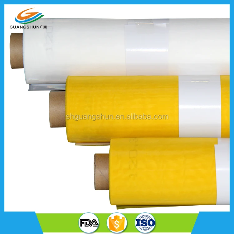 Polyester monofilament plain weave 38~350 mesh silk screen printing mesh