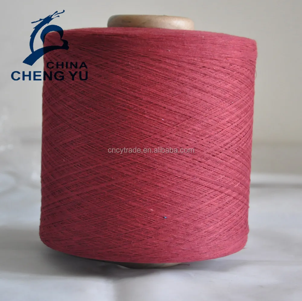 High Quality Wenzhou Low Twist Yarn Recycled Cotton Blended Open End Carded Knitting Yarn For Socks