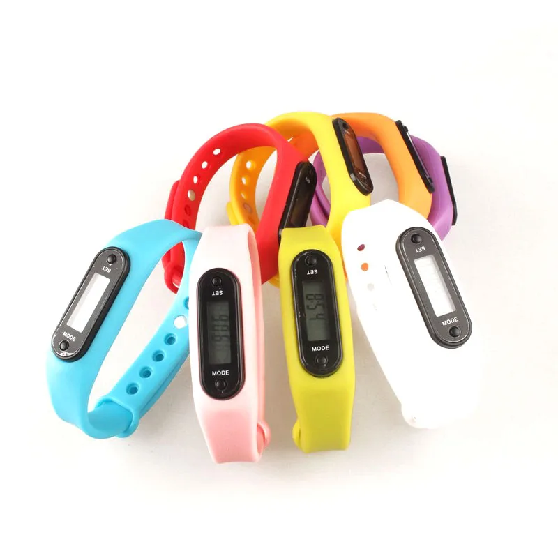 
Cheapest rubber watch strap sport pedometer watch 2017 manufacture price running watch jam tangan olahraga reloj 