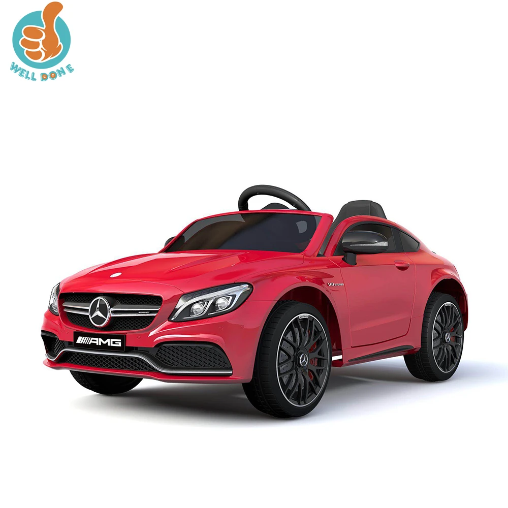  WDQY1588 лицензированный Mercedes Benz C63 электрический игрушечный автомобиль для детей