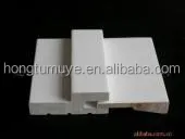 
House Decoration Materials White Radiate Pine Door Jamb/Frame Wood Moulding 