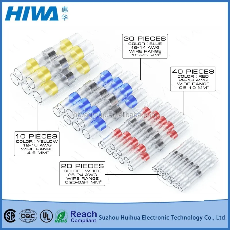 
Waterproof Marine Automotive Grade Terminal Set Electrical Wire Crimp Connector Assort 