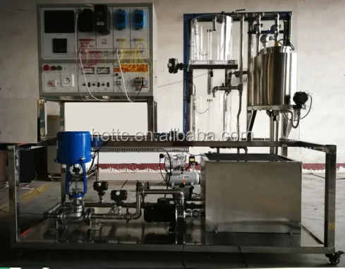 PROCESS CONTROL TRAINING BENCH temperature pressure flow level pid close loop control didactic station teaching apparatus