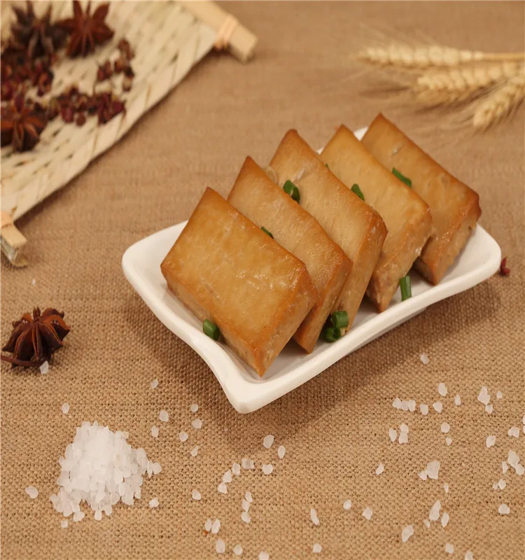 Asia dried soybean tofu snacks JINZAI food with cheap prices and different tasty flavours
