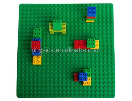 Brick Building Roll able Play Mat 15X15 Inch, Two Sided Silicone Mat - Works with All Major Brands of Bricks