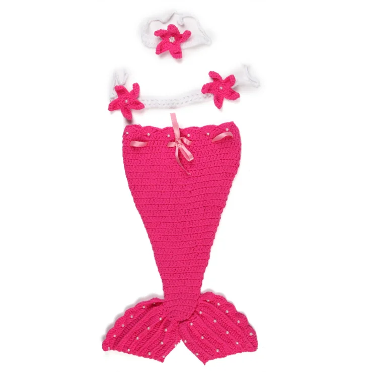 Wholesale Baby Photo Props Newborn Mermaid Design Photo Props Baby Clothing