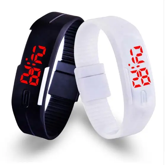 
Brand Fashion LED Digital Watch Calendar Wristwatch Candy Color Men Women Silicone Rubber Touch Screen Sports Couple Watches 