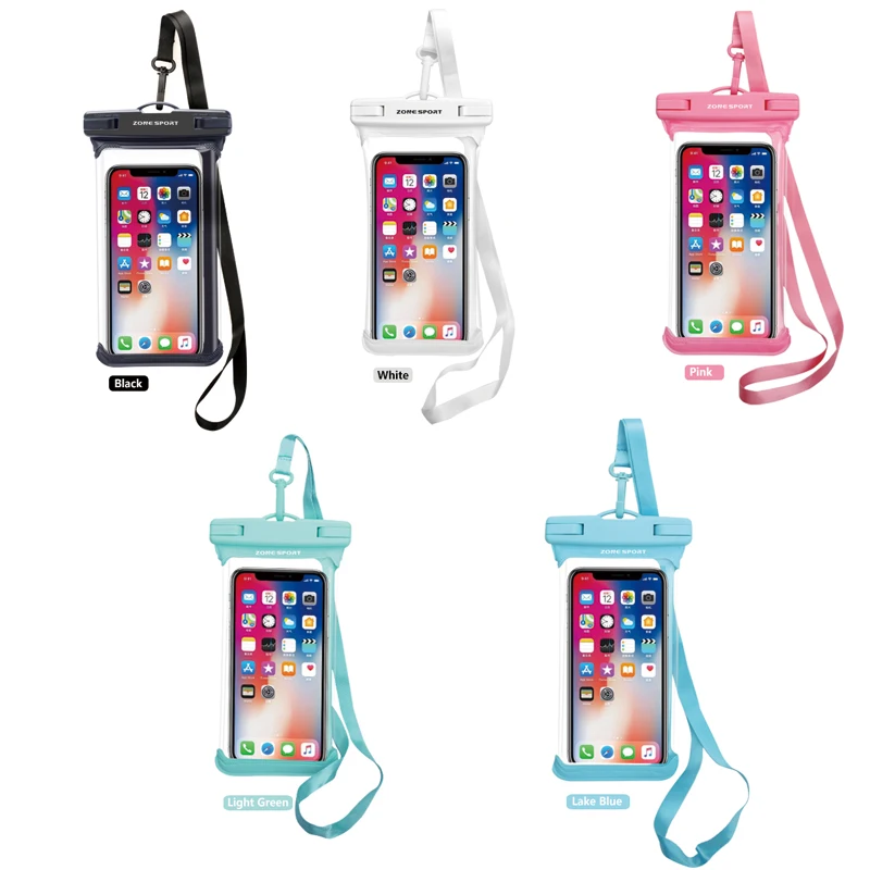 
New Water Proof Mobile Phone Case PVC Waterproof Cell Phone Carry Bag for Phone Accessories 