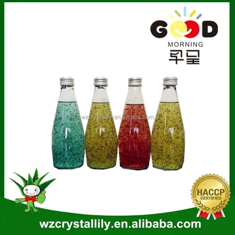 
290ml chia seed drink fruit beverage with fruit flavor 
