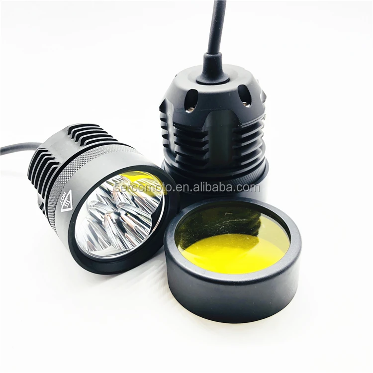 HOT Rage Waterproof IP68 30W LED Motorcycle Headlights For Dirt Bike Moto Light Motorbike Driving Light