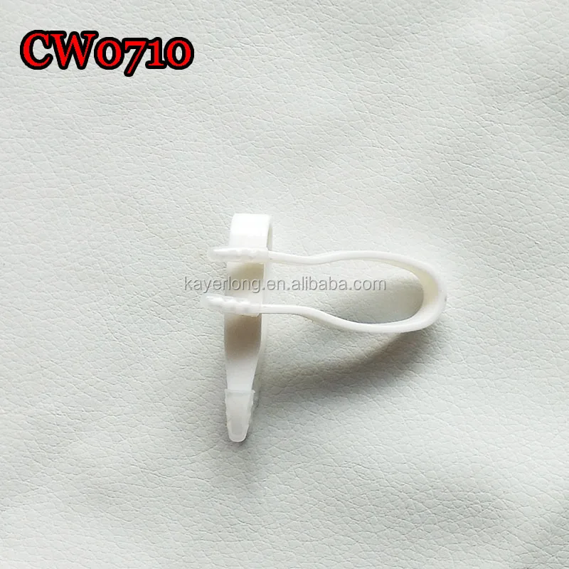 CW0710 wholesale small plastic white tweezers 42mm contact lens protect