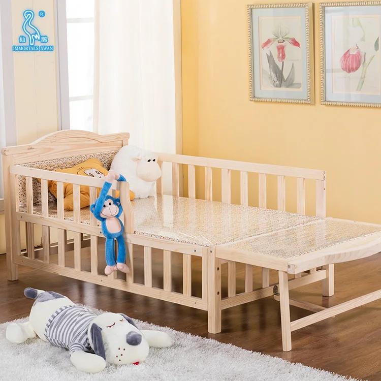 Wholesale Safety Design Solid Wood 24 kg Folding Pine wood / MDF Baby Playpen Bed For Living room/Babies and kids