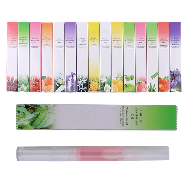 
Free Sample Wholesale 15 Different Flavours Manicure Nail Care Cuticle Softener Revitalizer Nail Oil Pen For Nail Art 
