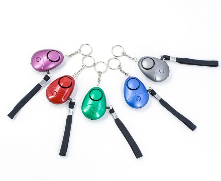 Factory Security Alarm Panic Button 135db Safety Self Defense Personal Siren Emergency Alarm Keychain Alarms for Kids/lady/elder